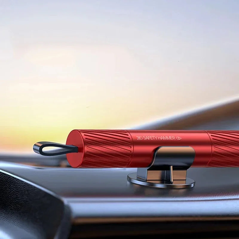 🔨 2-in-1 Car Emergency Hammer