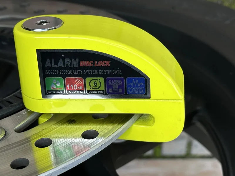 🔒 120 dB Alarm Disc Brake Lock
