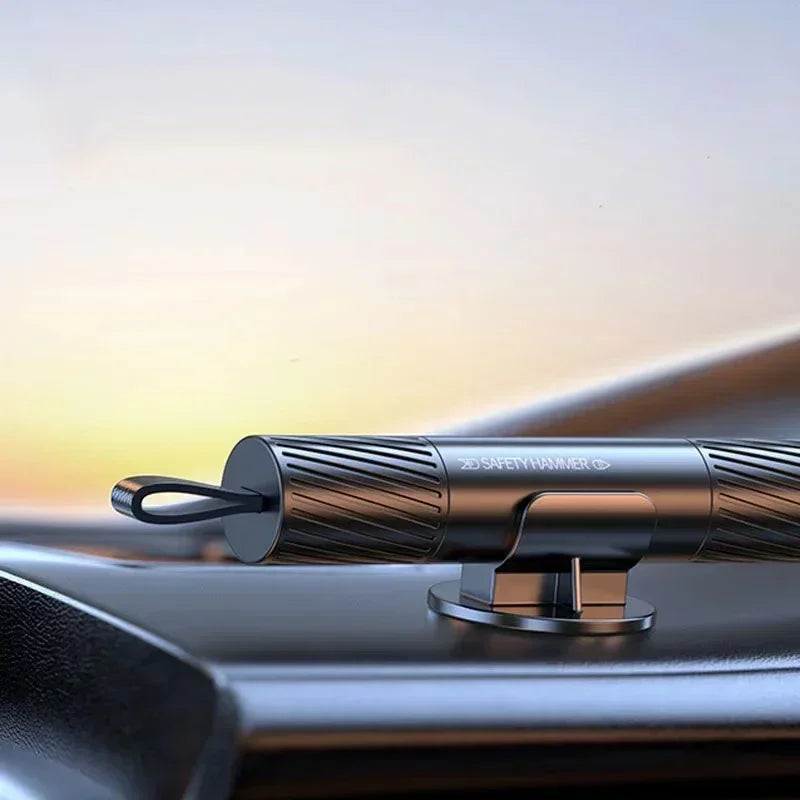 🔨 2-in-1 Car Emergency Hammer