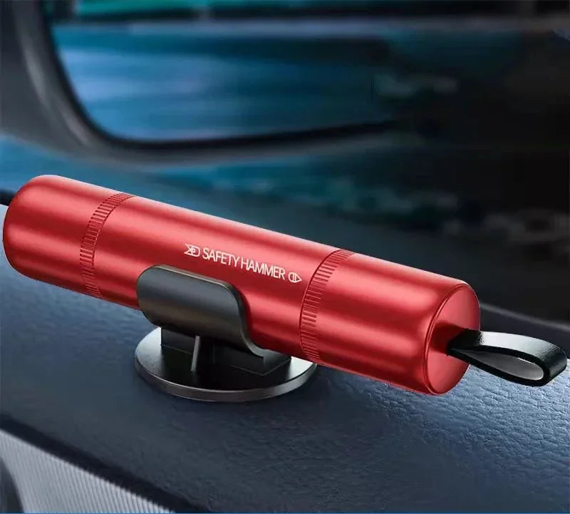 🔨 2-in-1 Car Emergency Hammer