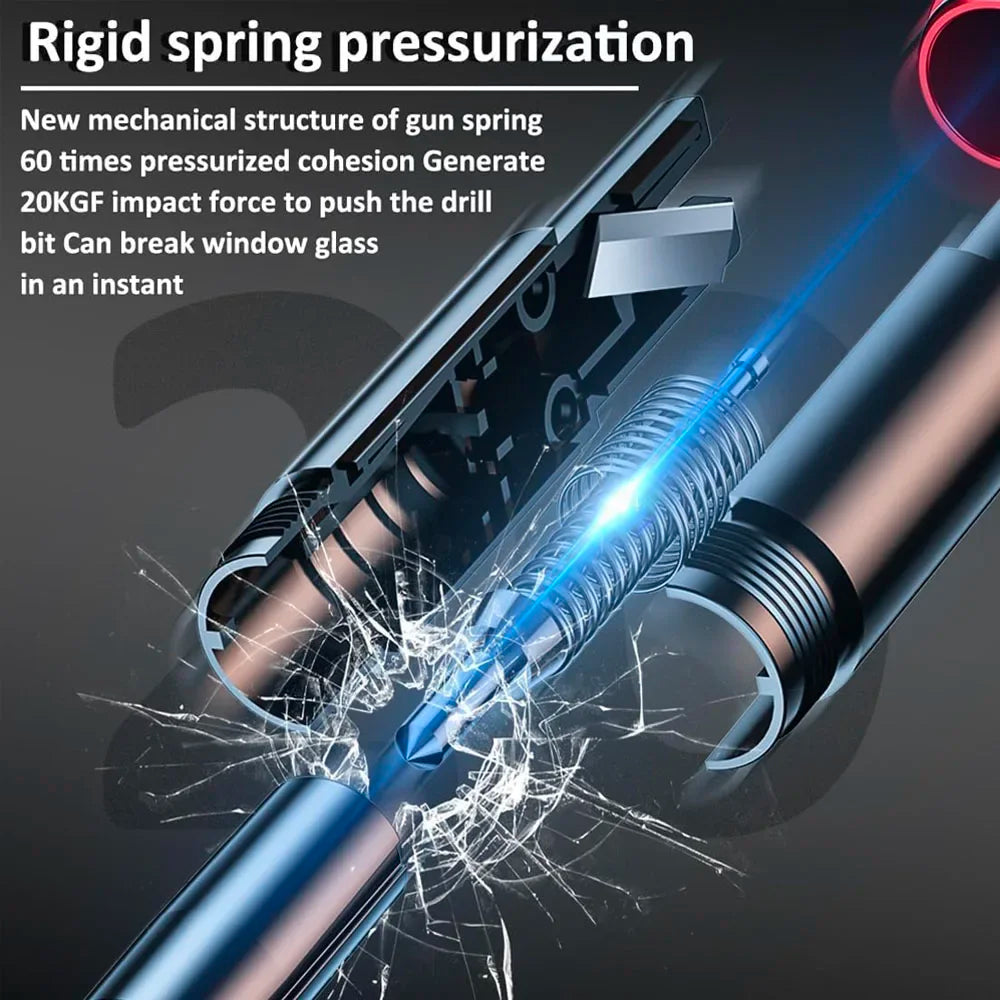 🔨 2-in-1 Car Emergency Hammer