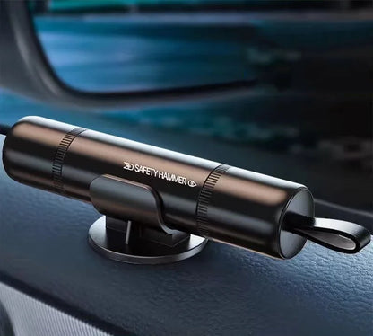 🔨 2-in-1 Car Emergency Hammer