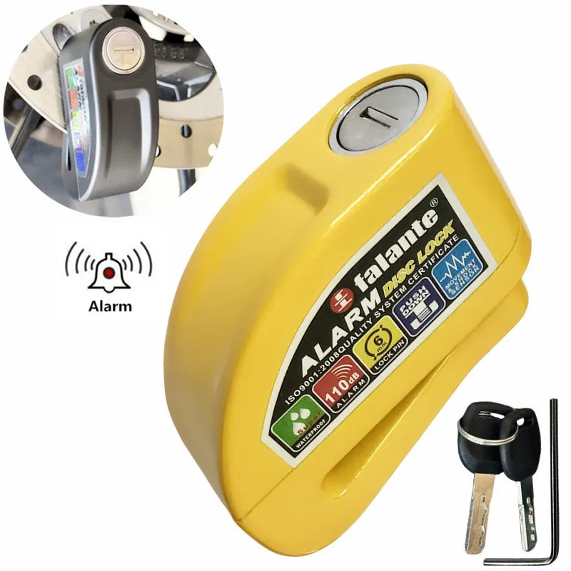 🔒 120 dB Alarm Disc Brake Lock