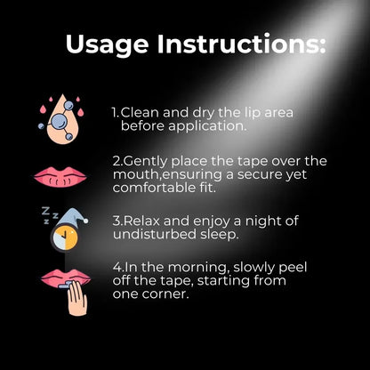 Gentle Mouth Tape Strips